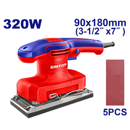 Ponceuse de finition 320W 90X180 EMTOP EFSR3206 - SME IMPORT