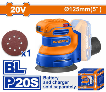 Ponceuse orbi 20v sans batt WADFOW WRAP5030 - SME IMPORT