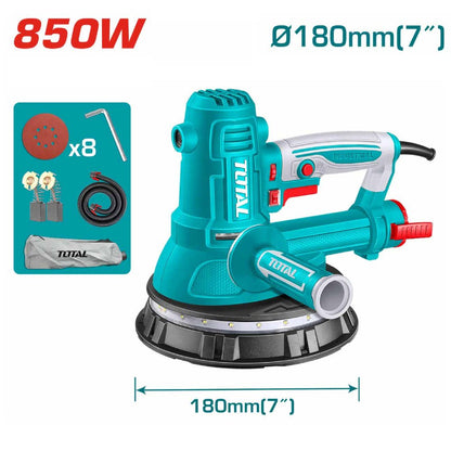 Ponceuse orbitale 850W 180mm avec éclairage - tdws10508 - SME IMPORT