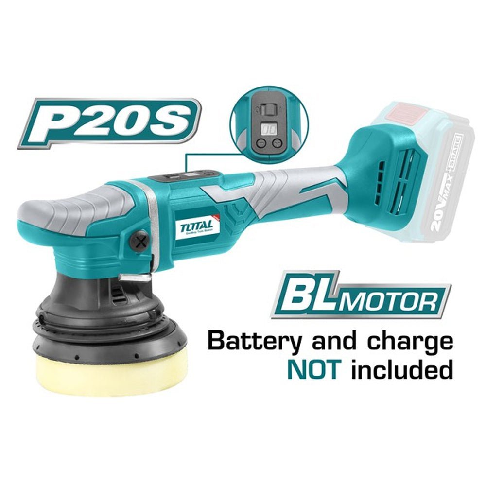Ponceuse polisseuse 20V sans fil TOTAL TAPLI2002 - SME IMPORT