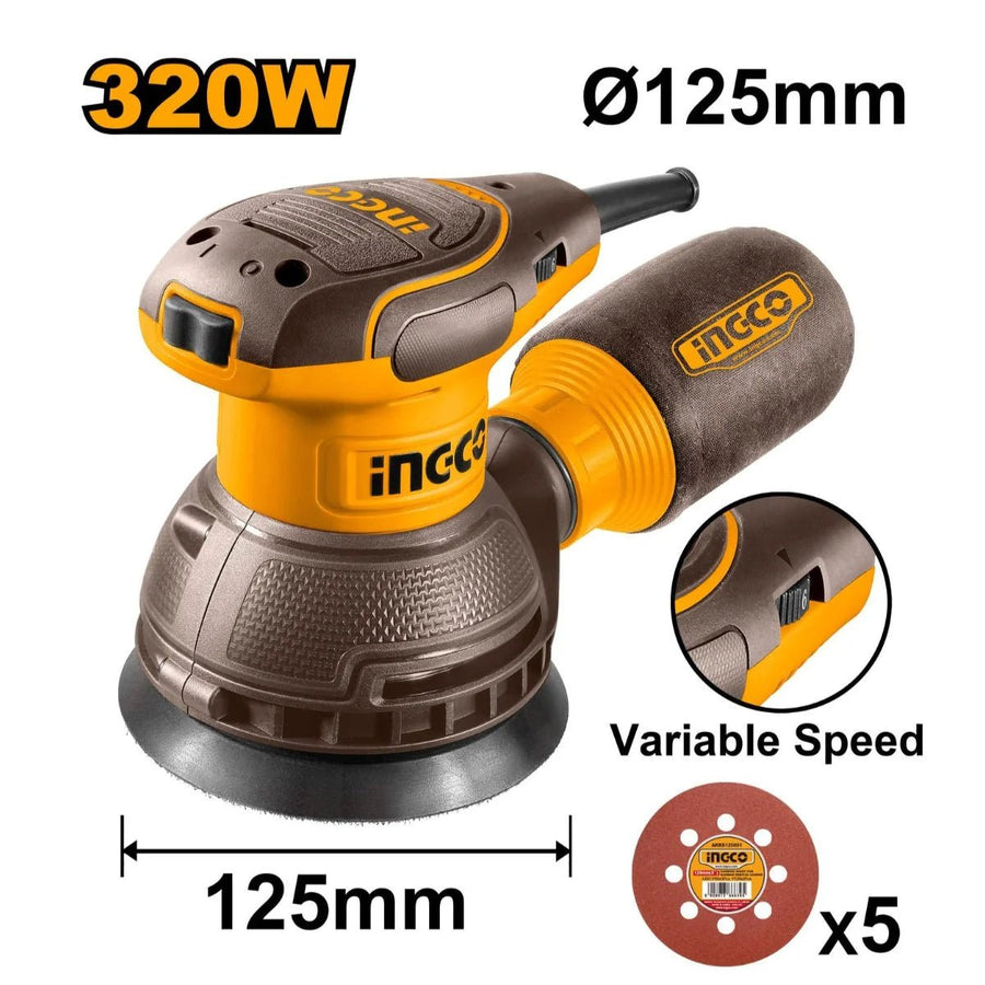 Ponceuse rotative INGCO 320W RS3216 - SME IMPORT