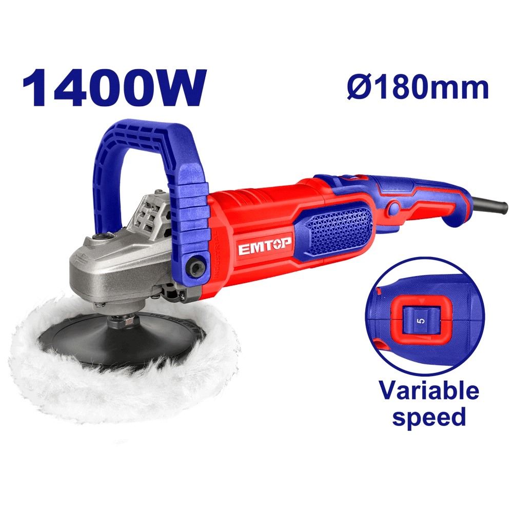 Ponceuse variable 180 1400W EMTOP EAPR1402 - SME IMPORT
