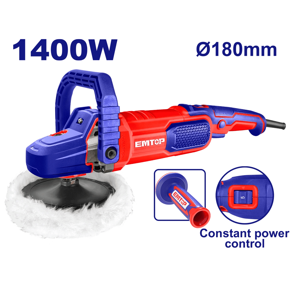 Ponceuse variable 180 1400W EMTOP EAPR1403 - SME IMPORT