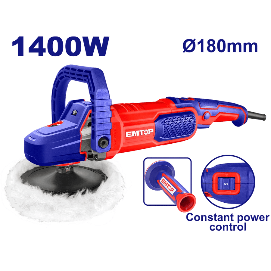 Ponceuse variable 180 1400W EMTOP EAPR1403 - SME IMPORT