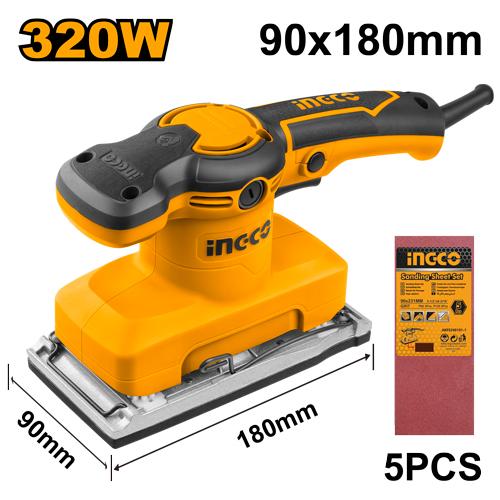 Ponceuse Vibrante de Finition 320W INGCO FS3208