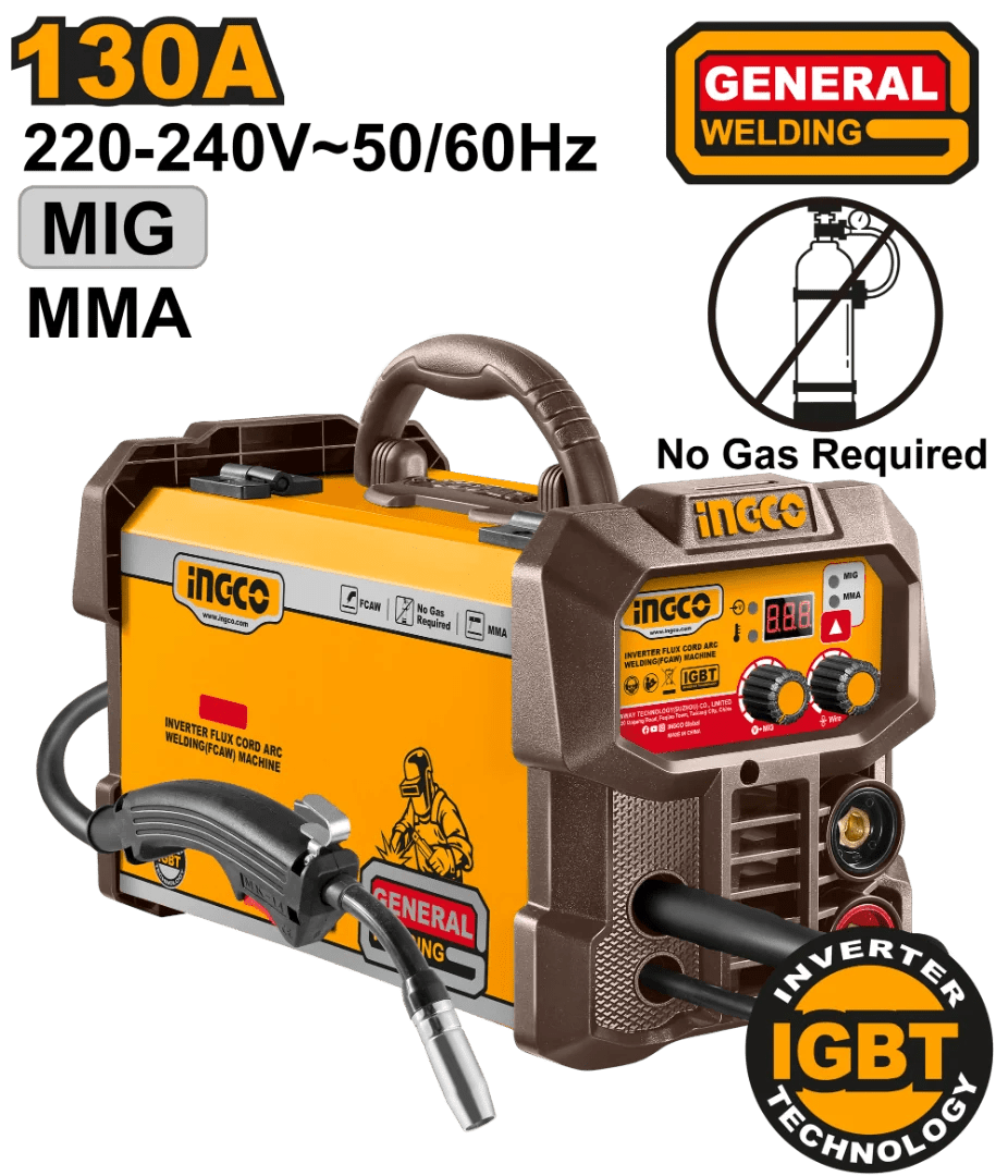 Poste à souder MMA/MIG 130 A INGCO ING-FC13018 - SME IMPORT