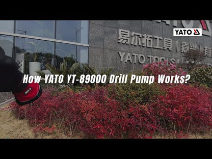 Démonstration YATO YT-8277915 avec la pompe accessoire YT-89000