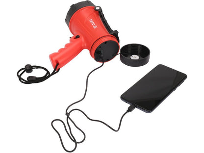 PROJECTEUR 15W 1200LM IP68 RECHARGEABLE — YATO YT-08551 - SME IMPORT