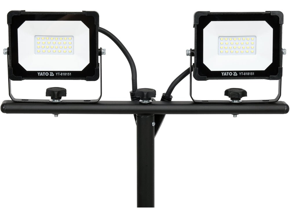 PROJECTEUR DE CHANTIER LED 2X20W 3800LM AVEC TRIPIED — YATO YT-818151 - SME IMPORT