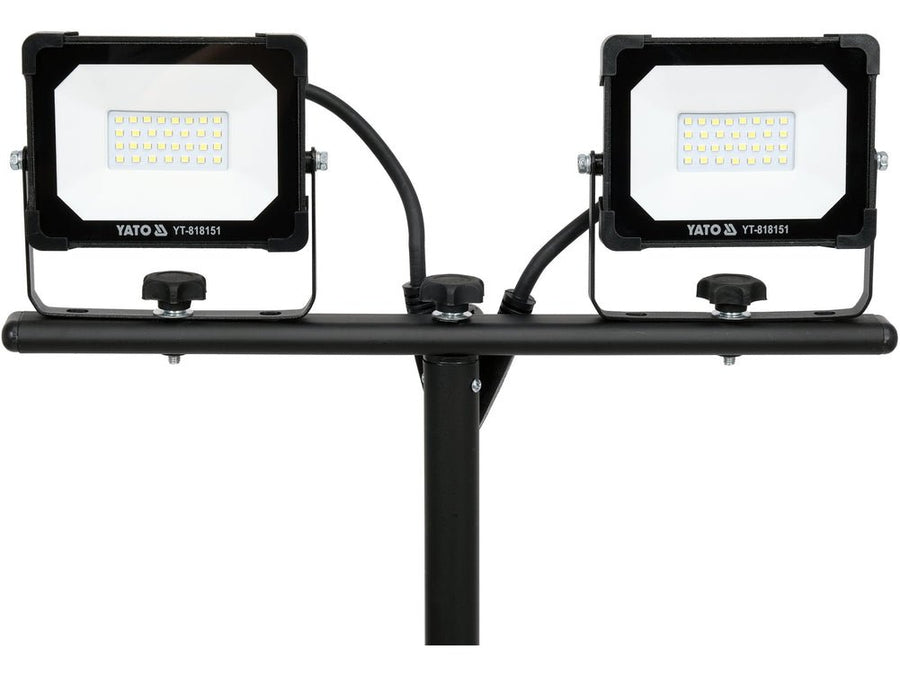 PROJECTEUR DE CHANTIER LED 2X20W 3800LM AVEC TRIPIED — YATO YT-818151 - SME IMPORT