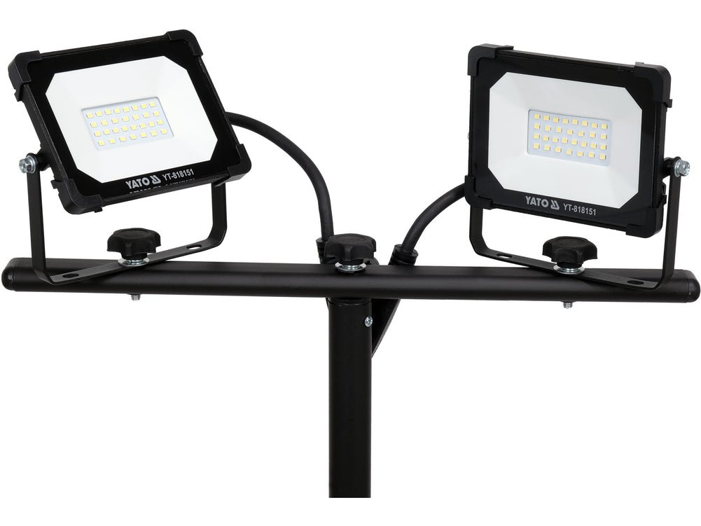 PROJECTEUR DE CHANTIER LED 2X20W 3800LM AVEC TRIPIED — YATO YT-818151 - SME IMPORT