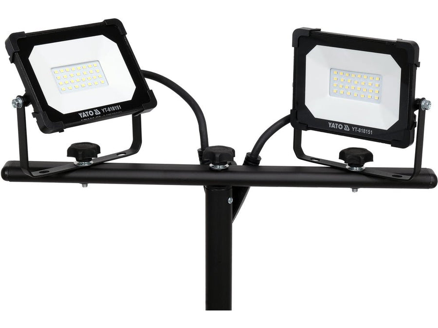 PROJECTEUR DE CHANTIER LED 2X20W 3800LM AVEC TRIPIED — YATO YT-818151 - SME IMPORT