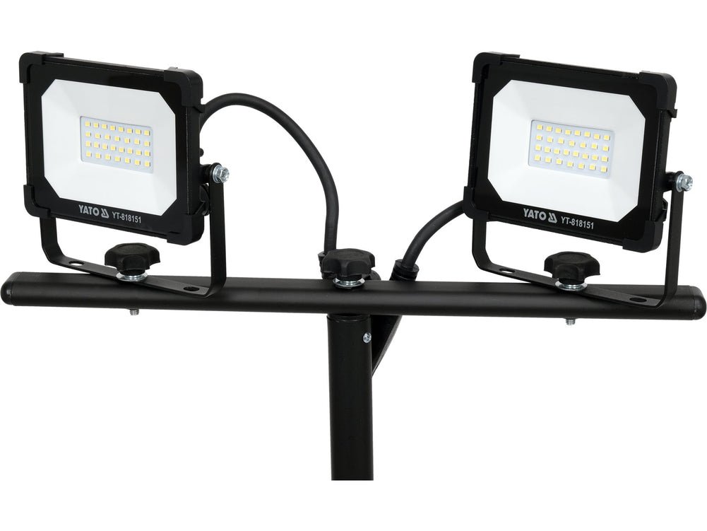 PROJECTEUR DE CHANTIER LED 2X20W 3800LM AVEC TRIPIED — YATO YT-818151 - SME IMPORT
