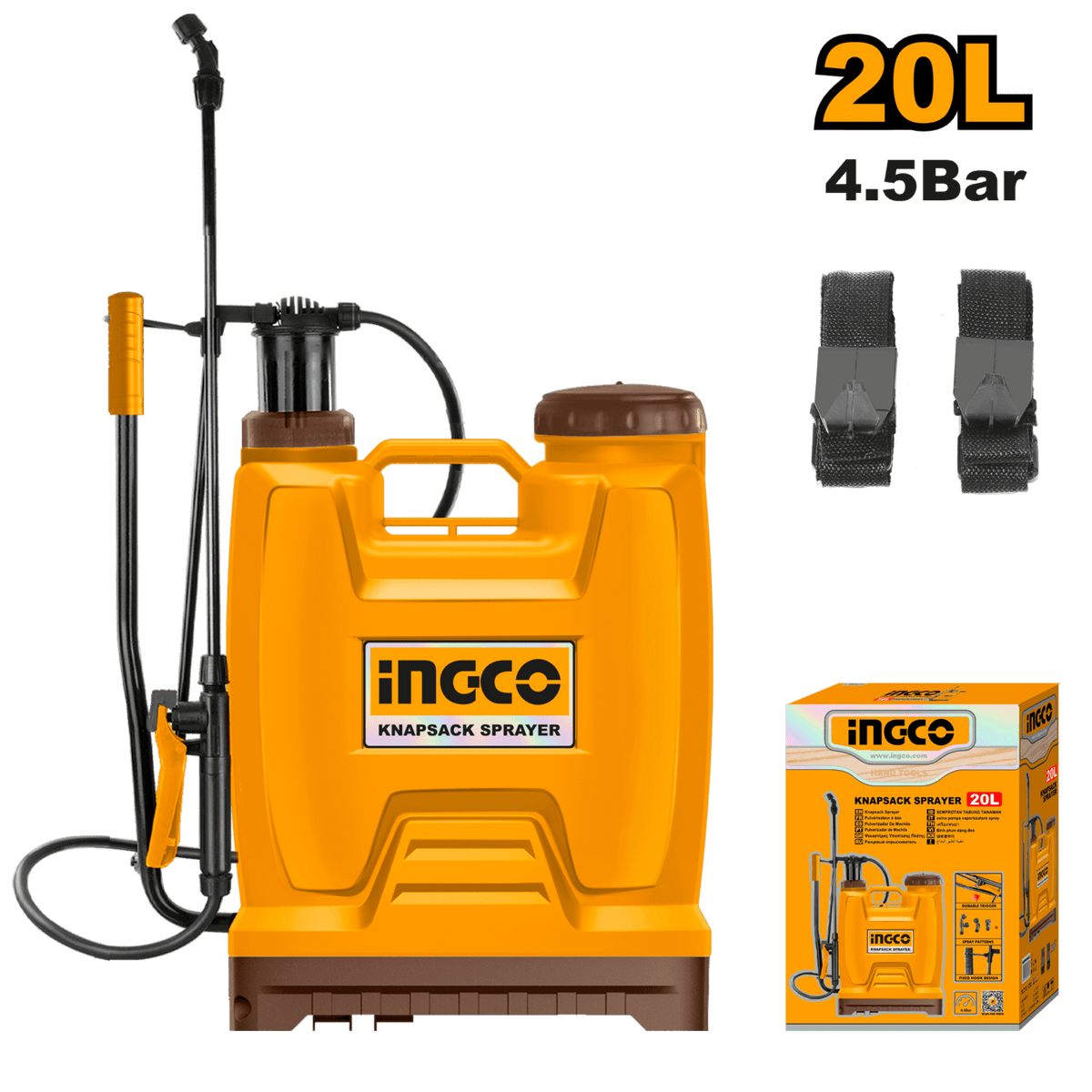 Pulvérisateur désinfectant manuel pour jardin 20 L HSPP42002