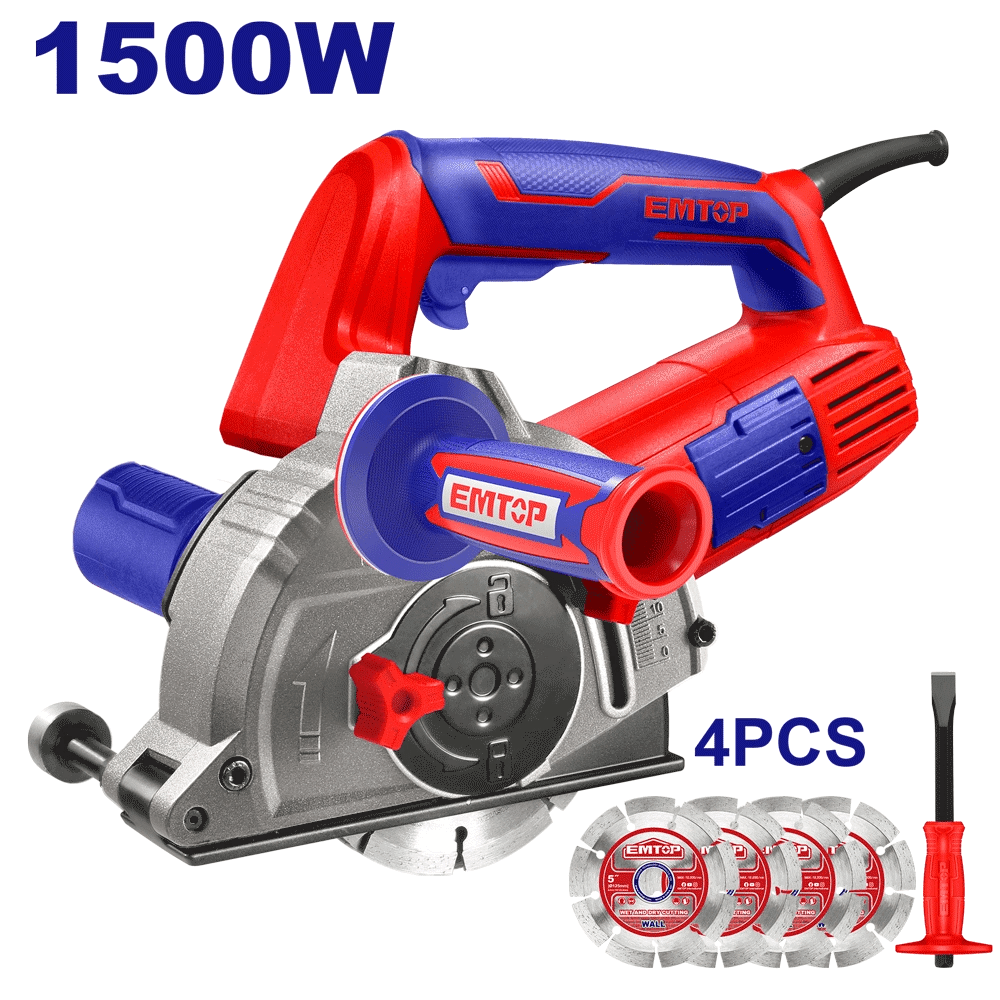 Rainureuse 125 1500W +4 dis EMTOP EMCR15001 - SME IMPORT
