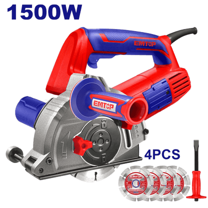 Rainureuse 125 1500W +4 dis EMTOP EMCR15001 - SME IMPORT