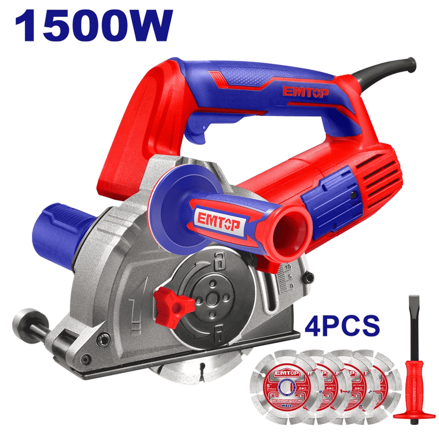 Rainureuse 125 1500W +4 dis EMTOP EMCR15001 - SME IMPORT