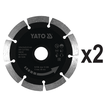 RAINUREUSE A BETON 1700W D.125MM P.28MM — YATO YT-82015 - SME IMPORT