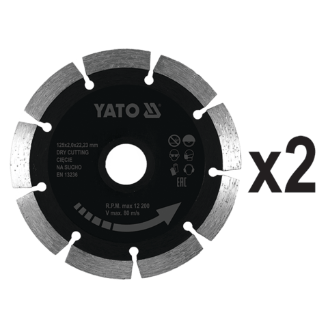 RAINUREUSE A BETON 1700W D.125MM P.28MM — YATO YT-82015 - SME IMPORT