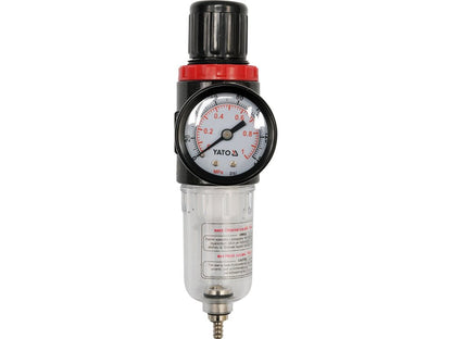 REGULATEUR D'AIR AVEC MANOMETRE ET FILTRE 1/4" — YATO YT-2382 - SME IMPORT