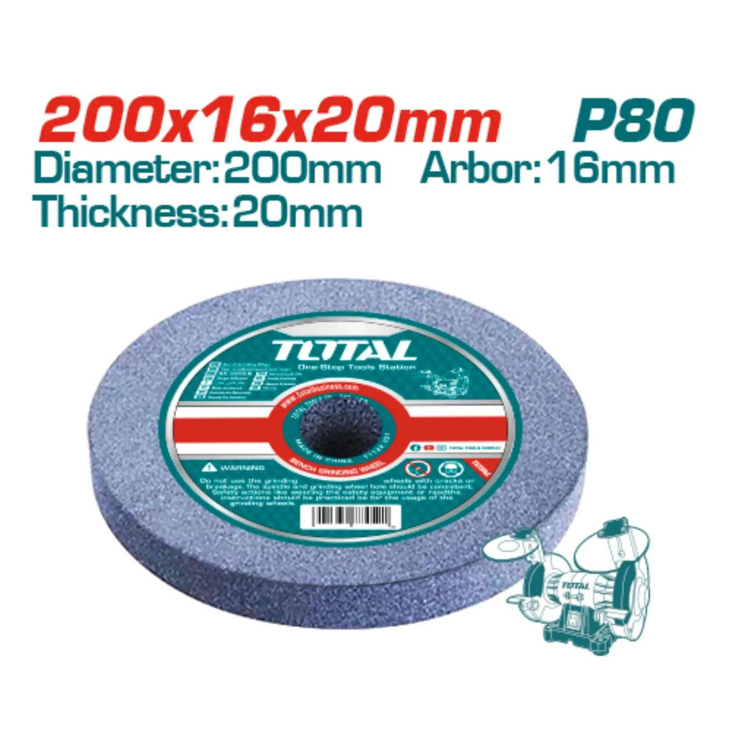 Roue a meuler D200 P80 TAC2008017 - SME IMPORT