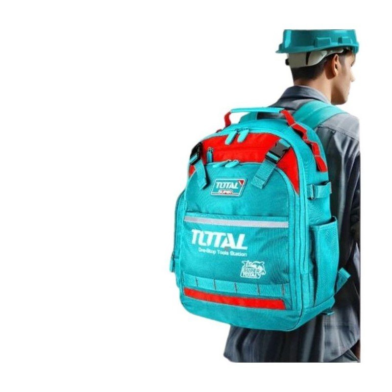 Sac À Dos Outils 8 Kg Capacité 38x17x46 cm TOTAL Tunisie Pratique THBP02025 - SME IMPORT