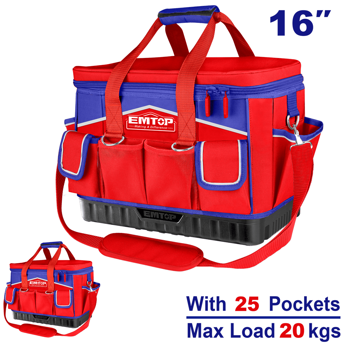 Sac à outils EMTOP ETBG48164 - SME IMPORT