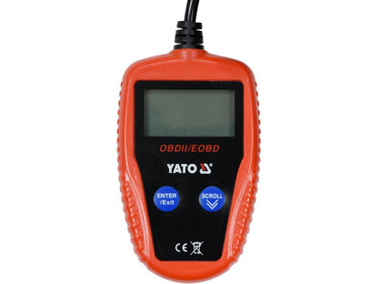 SCANER DE DIAGNOSTIC MOTEUR OBD/EOBD — YATO YT-72977 - SME IMPORT