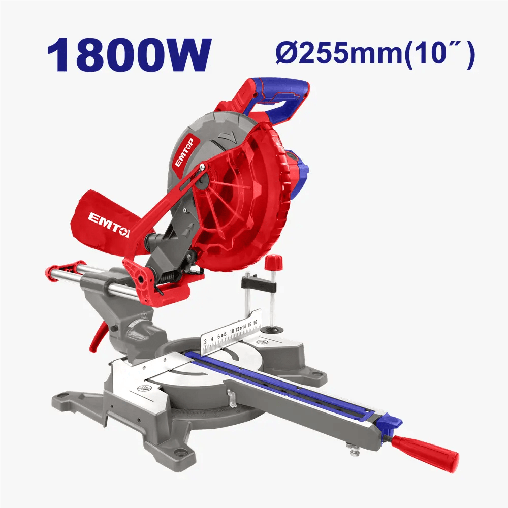 Scie à onglet 1800W 255MM EMTOP EMSW2180017 - SME IMPORT
