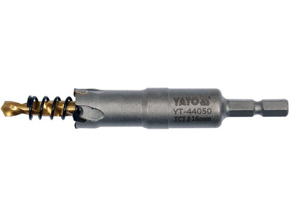 SCIE A TREPAN CARBURE 16MM — YATO YT-44050 - SME IMPORT