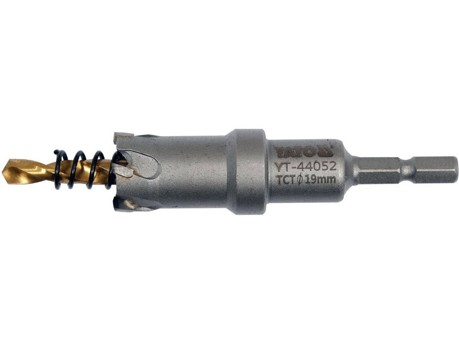 SCIE A TREPAN CARBURE 19MM — YATO YT-44052 - SME IMPORT