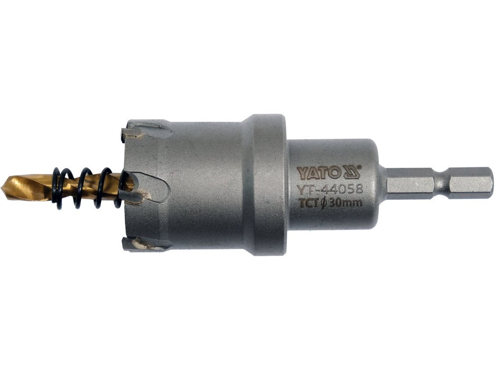 SCIE A TREPAN CARBURE 30MM — YATO YT-44058 - SME IMPORT