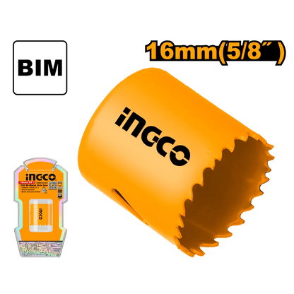 Scie cloche bimétal HSS INGCO 16 mm (5/8") – HSB10161 - INGCO SME TUNISIE