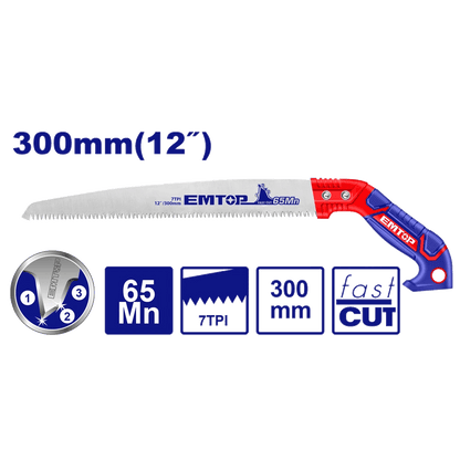 Scie sécateur 300MM EMTOP EHASP3001 - SME IMPORT
