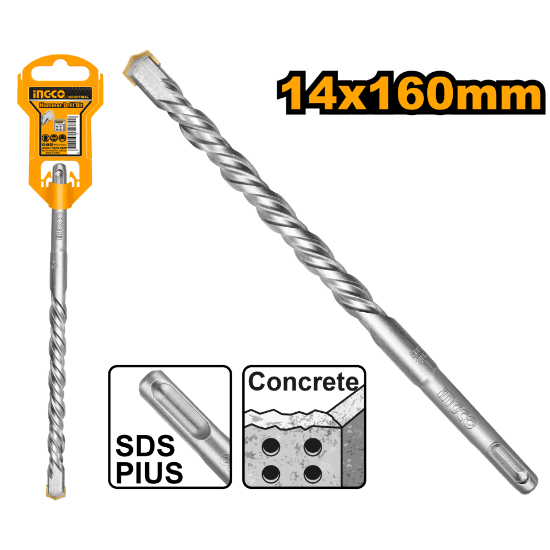 SDS PLUS INGCO DBH1211401 14x160mm