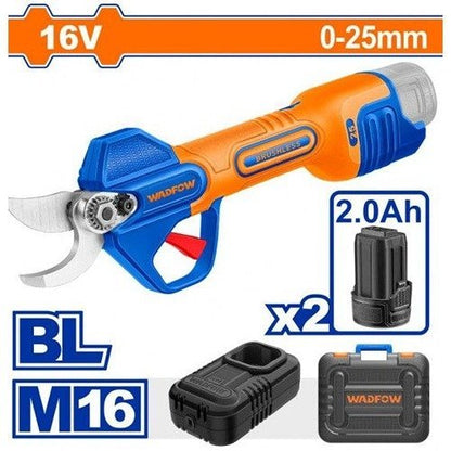 Secateur 16v d25 2batt WADFOW WJFP25082 - SME IMPORT