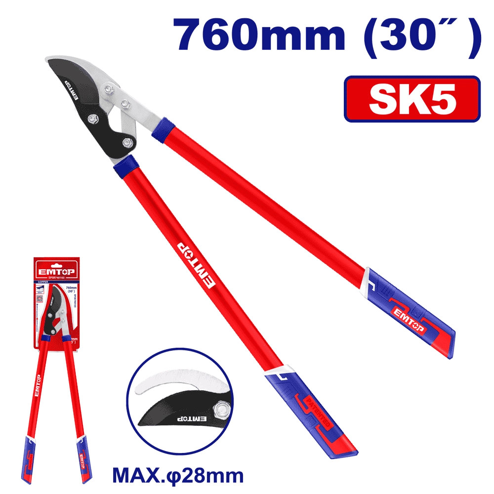 Secateur de jardin 760MM EMTOP EPSR740103 - SME IMPORT