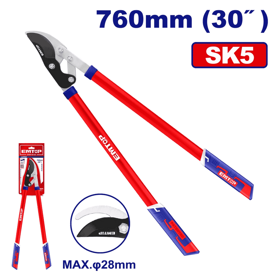 Secateur de jardin 760MM EMTOP EPSR740103 - SME IMPORT