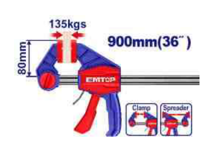 Serre-joint – EMTOP ECLPQ80361 - SME IMPORT