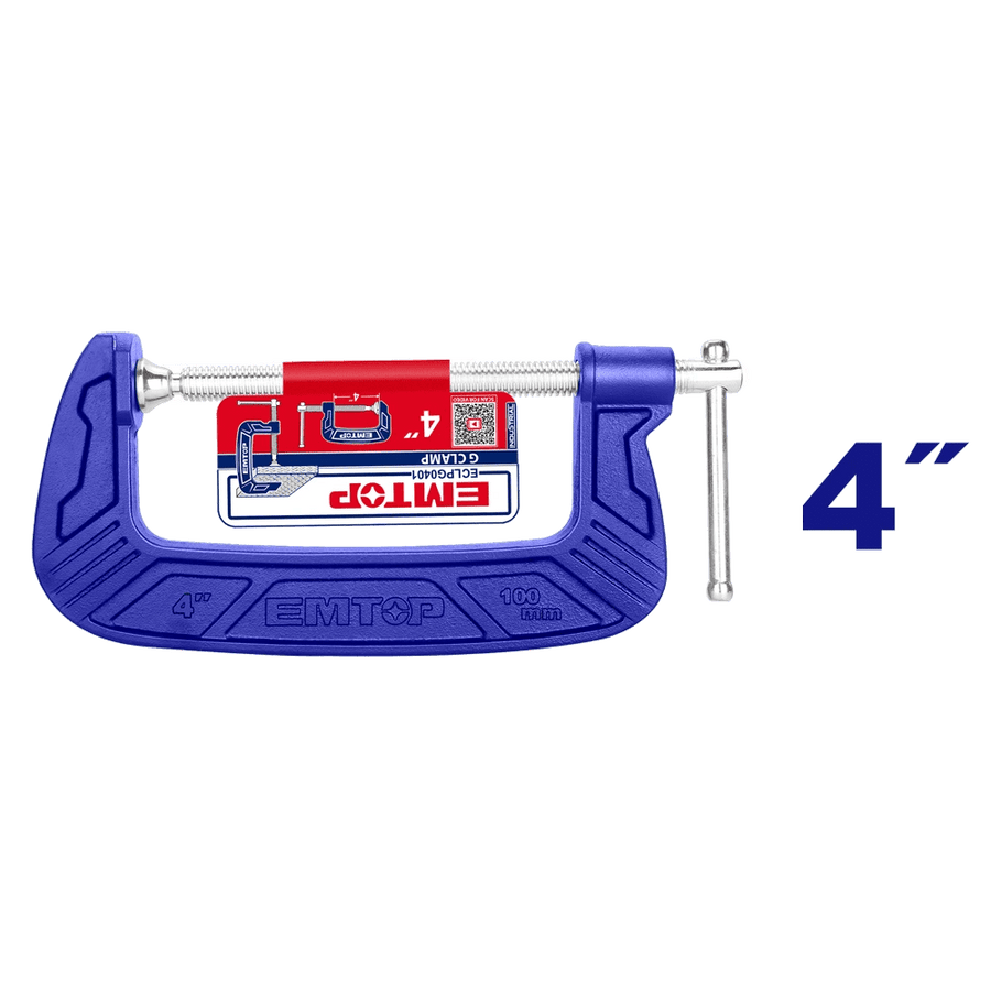 Serre joint g 4″100MM EMTOP ECLPG0401 - SME IMPORT