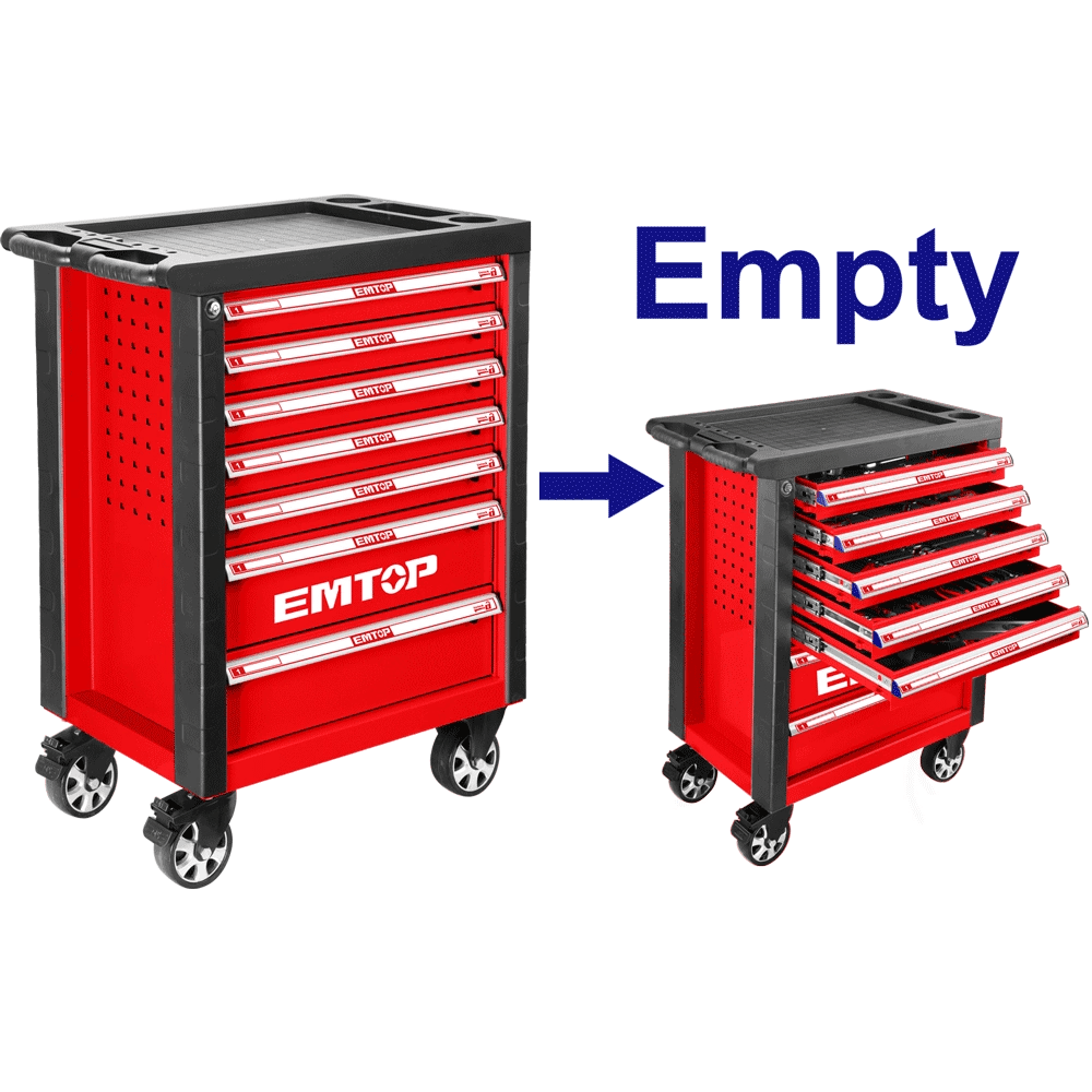 Servante à outils 7 tiroirs EMTOP ETCS0702 - SME IMPORT