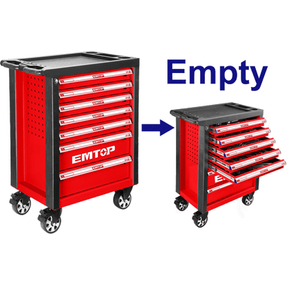 Servante à outils 7 tiroirs EMTOP ETCS0702 - SME IMPORT