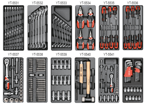 SERVANTE D'ATELIER 6 TIROIRS 185 OUTILS — YATO YT-55307 - SME IMPORT