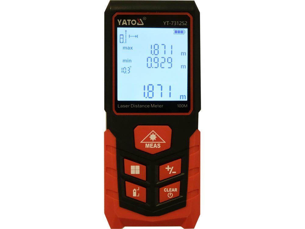 TELEMETRE LASER 100M — YATO YT-731252 - SME IMPORT