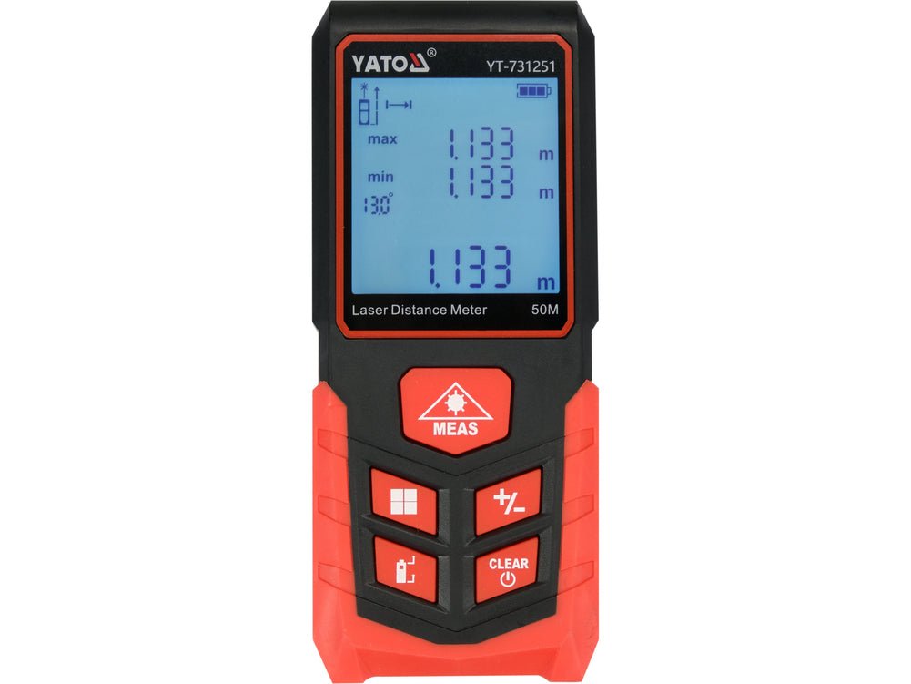 TELEMETRE LASER 50M — YATO YT-731251 - SME IMPORT