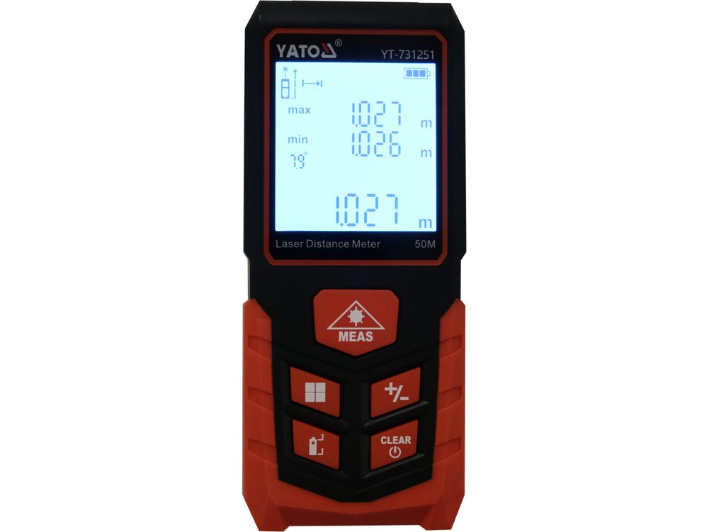 TELEMETRE LASER 50M — YATO YT-731251 - SME IMPORT