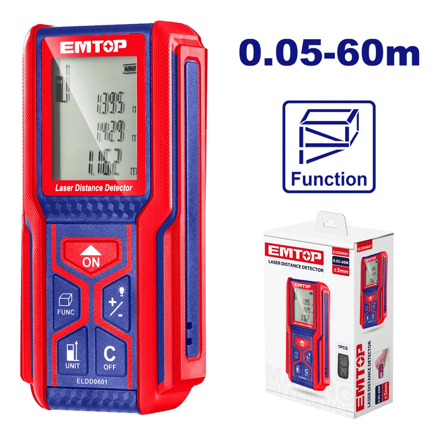 Telemetre laser 60M EMTOP ELDD0601 - SME IMPORT