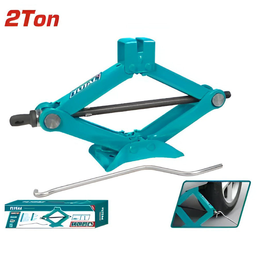 THT101021 - cric ciseau TOTAL 2T hauteur 120-395mm utilité - SME IMPORT