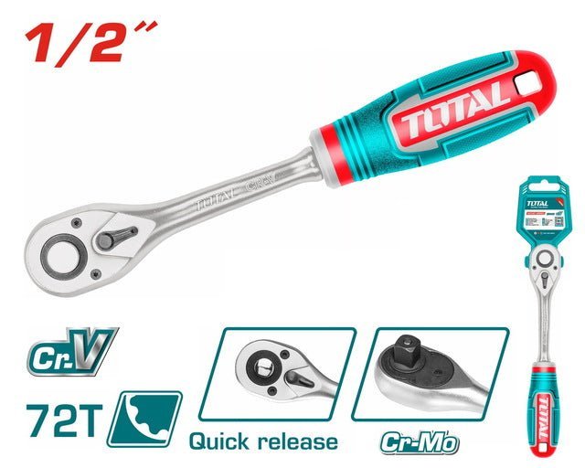 THT106126 – clé à cliquet TOTAL 1/2 pouce – bricolage - SME IMPORT