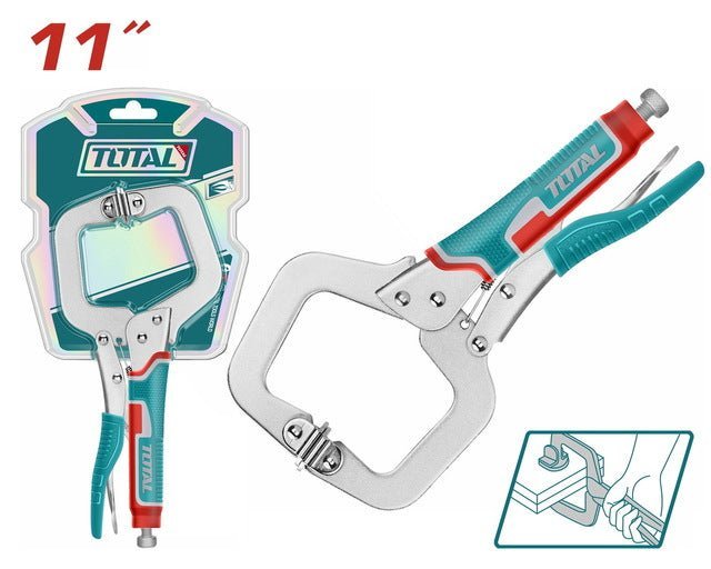THT111113 pince étau 280mm acier carbone nickelé 11 pouces - SME IMPORT